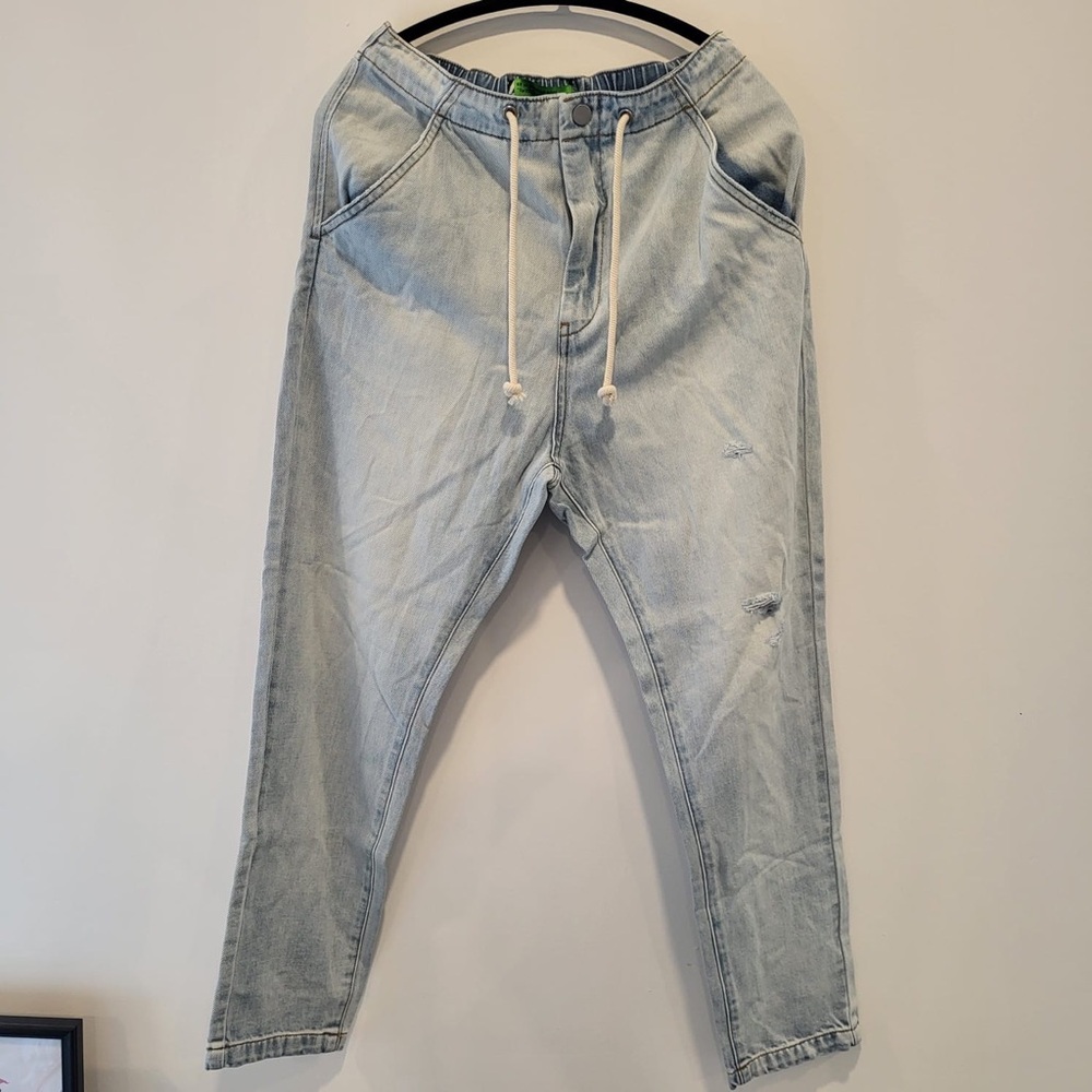 Sandrine rose patches jeans size 27 strong